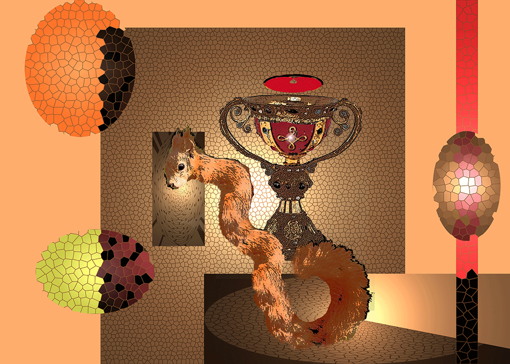 Maurizio Elettrico, transgenic animals, New Cristianity, Rome,The squirrel and the Grail, Maurizio Elettrico