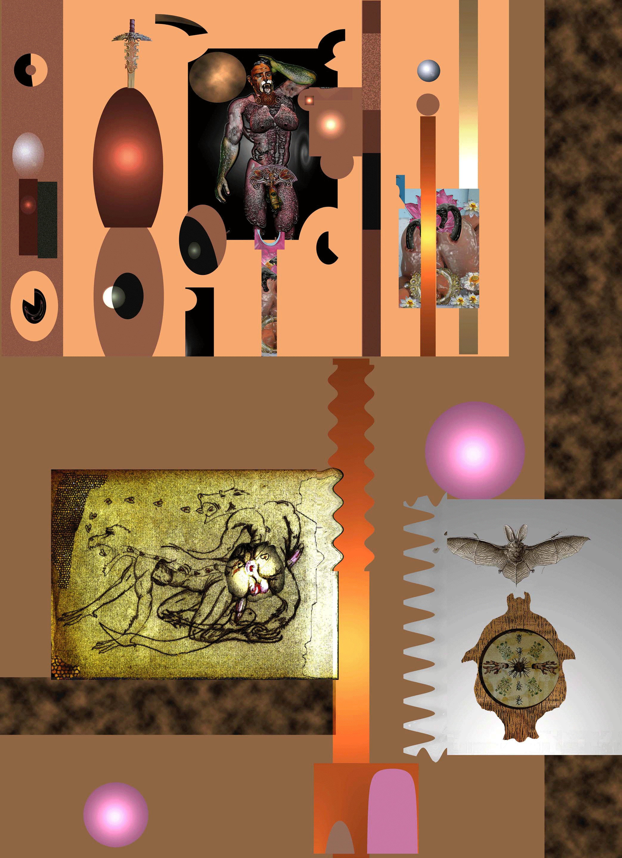  The squirrel and the Grail, Maurizio Elettrico, Ordovinsky,  Canjal, licantropy, antropofagy, super race, wilde 