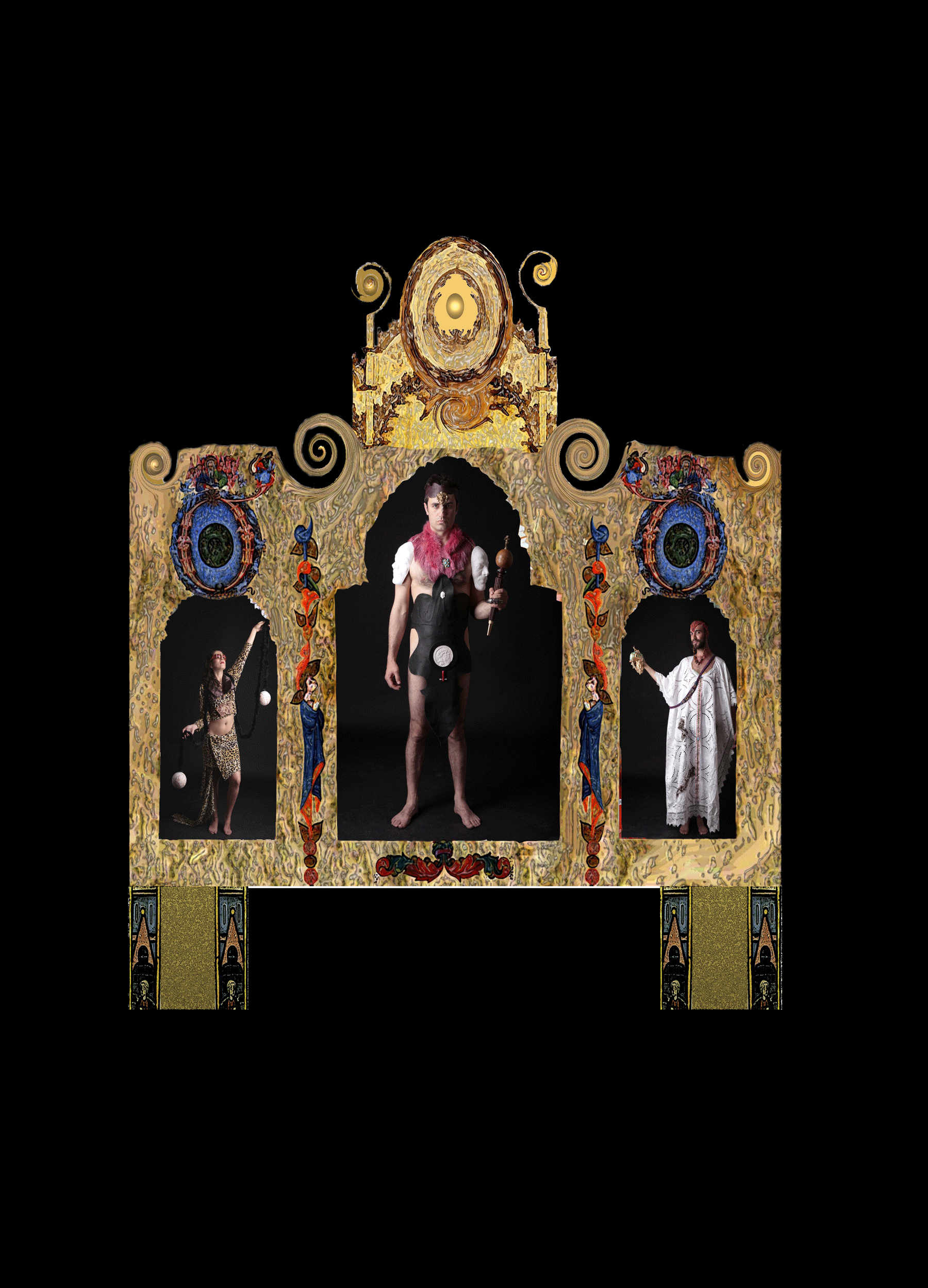 The squirrel and the Grail, Maurizio Elettrico, Leo Bruno, Sara Powers, Paolo VIII