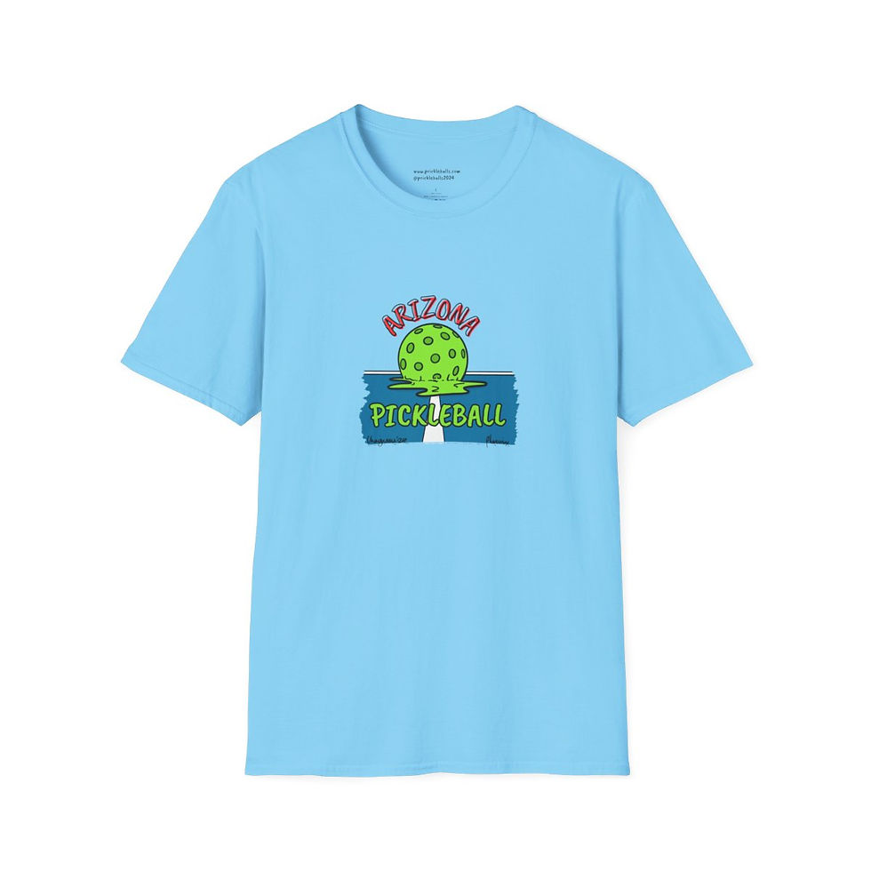 Miniatura: Pickleball Melt - Prickleballs - Unisex Softstyle T-Shirt
