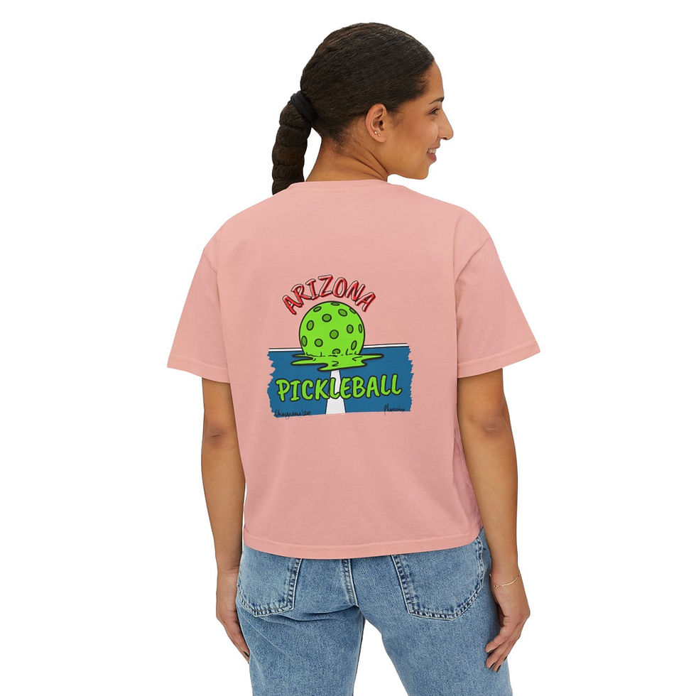 Miniatura: Arizona Pickleball - Prickleballs - Women's Boxy Tee