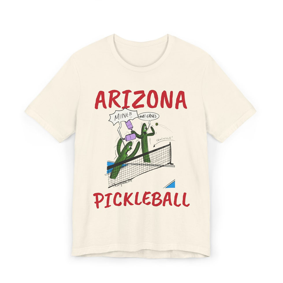 Miniatura: Sid & Erne Pickleball T-Shirt by Prickleballs (Unisex)