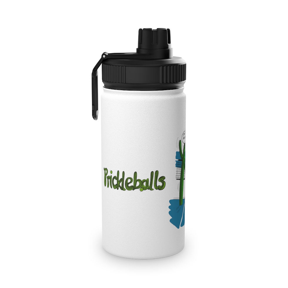 Miniatura: Prickleballs - Pickleball - Stainless Steel Water Bottle, Sports Lid