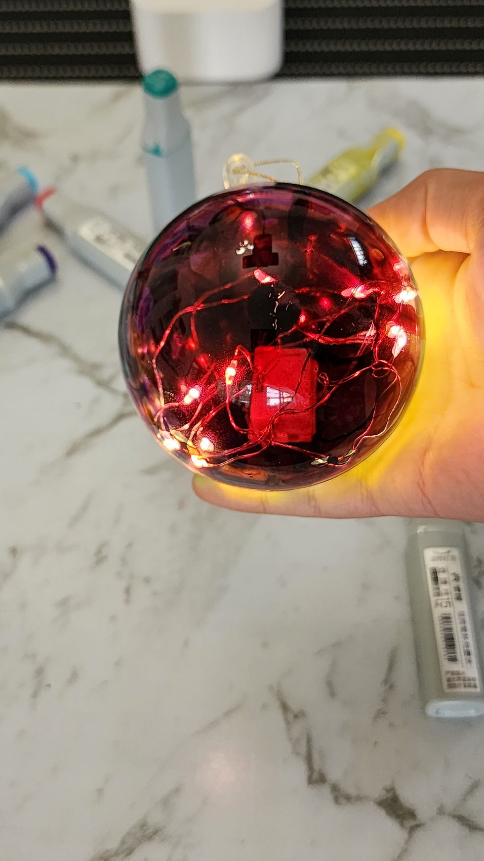 christmas bauble set, blank baubles, clear baubles