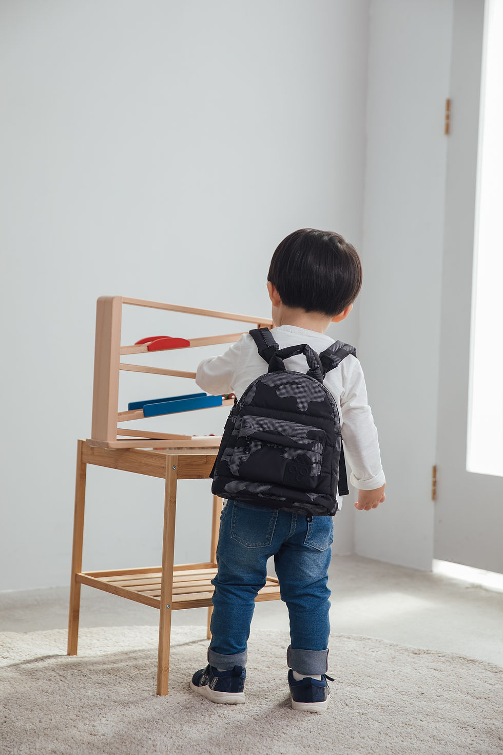 Thumbnail: AIRY Backpack XS | Black Camouflage