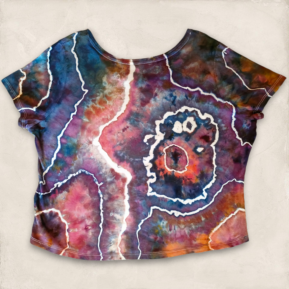 Thumbnail: Geode EcoViscose Cropped T-shirt - M