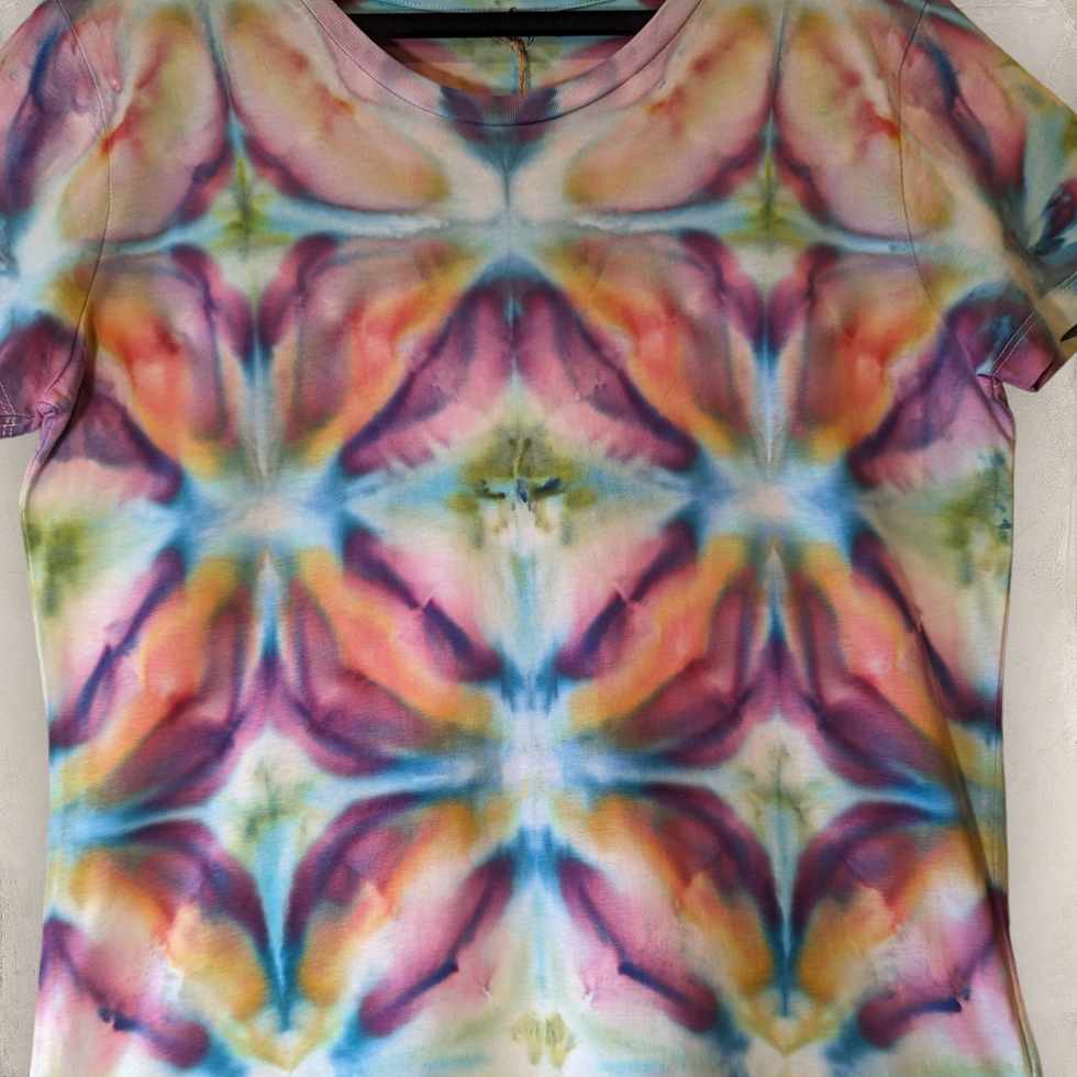 Thumbnail: Shibori Ladies Organic T-Shirt - XL (Size 14-16)