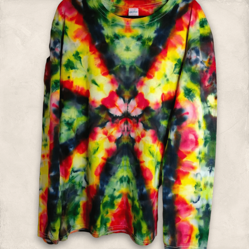 【SATIIIZ】Doen Sound Dyeing Long Sleeve Small Tie-dye Long Sleeve Shirt #013 - Etsy