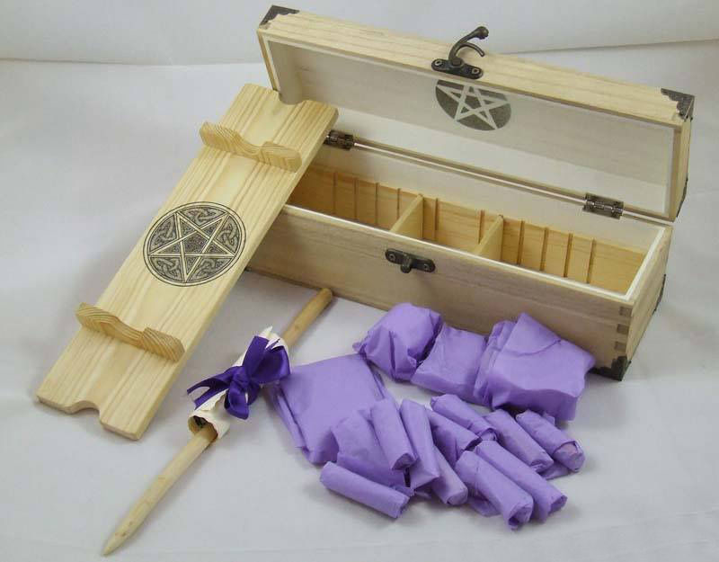 Thumbnail: Triple Goddess Tool Chest - With Hawthorn Wand