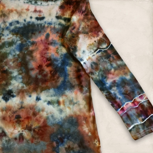 Ice Dyed Long Sleeve Shirt - M | Twisty Tree Dyes