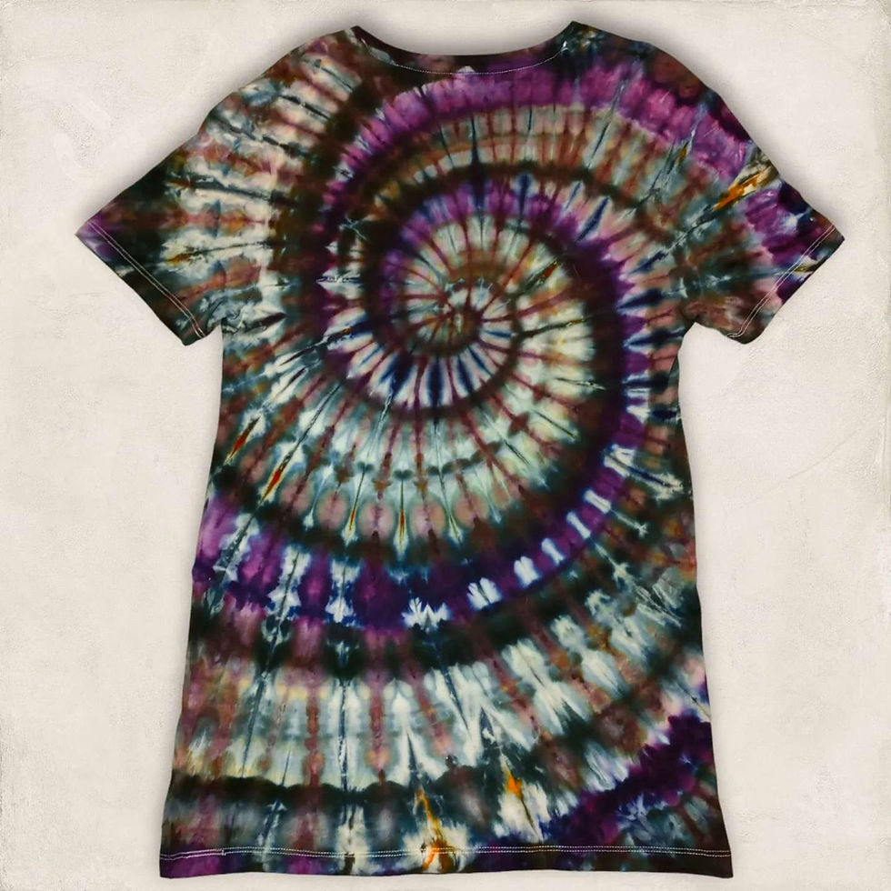 Thumbnail: Ice dyed EcoViscose T-shirt - M