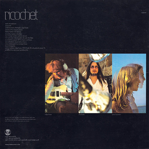 TANGERINE DREAM Ricochet (1975)