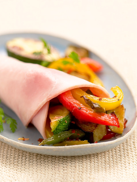 Cornet de jambon cuit aux le¦ügumes grille¦üs.jpg