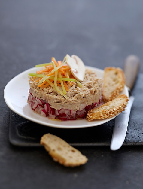 Tartare de rillettes aux petits le¦ügumes croquants HD.jpg