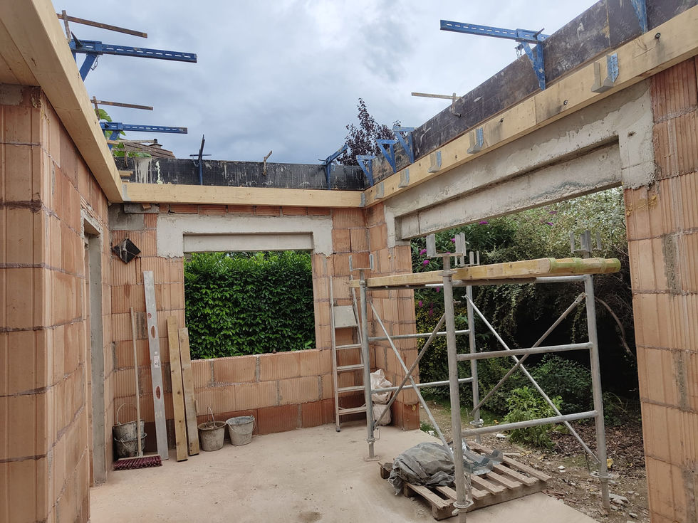 Portfolio - Extension et ouverture à Wolfisheim - Alsace Gros Oeuvre