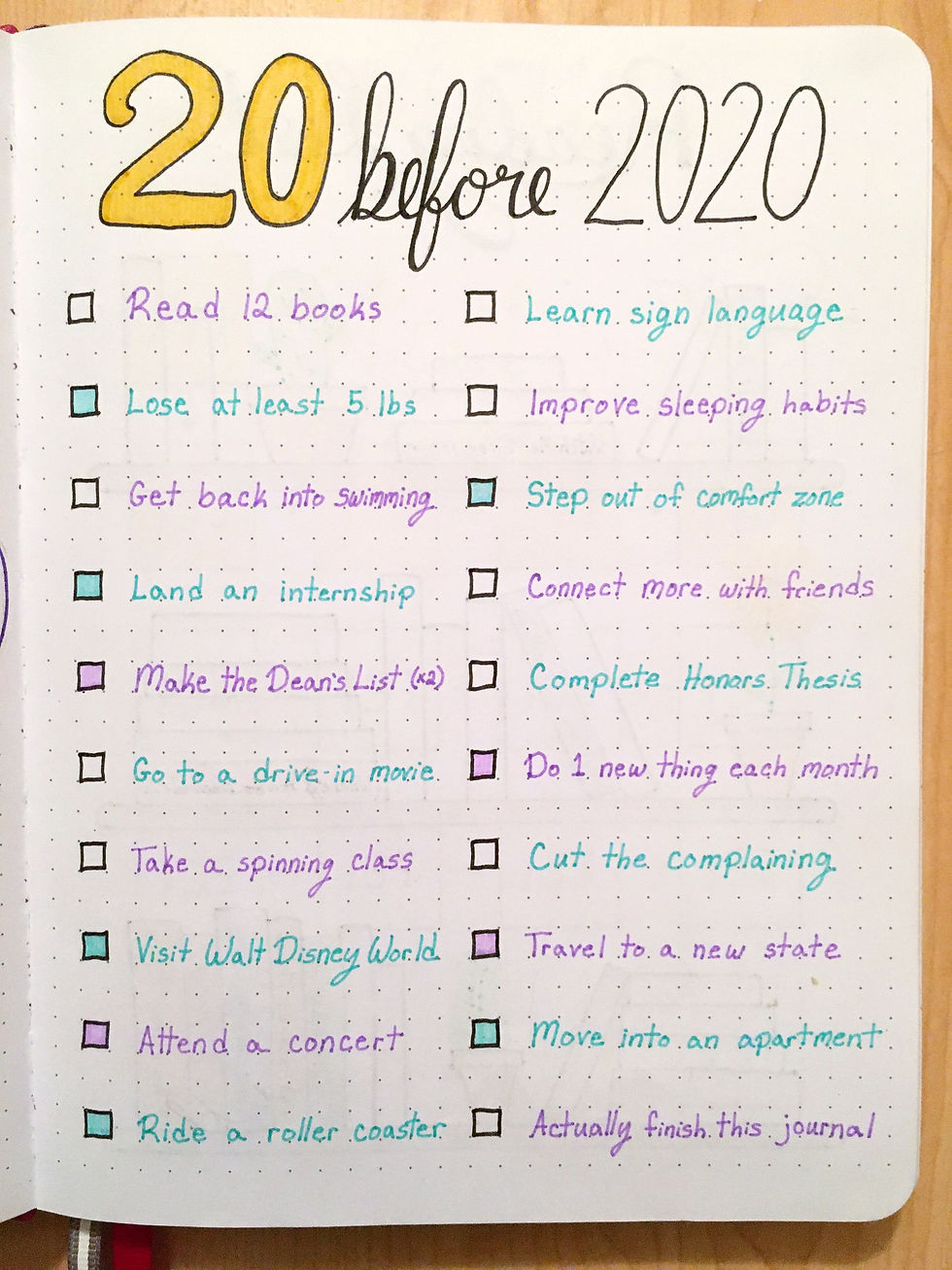 Bucket List Collection