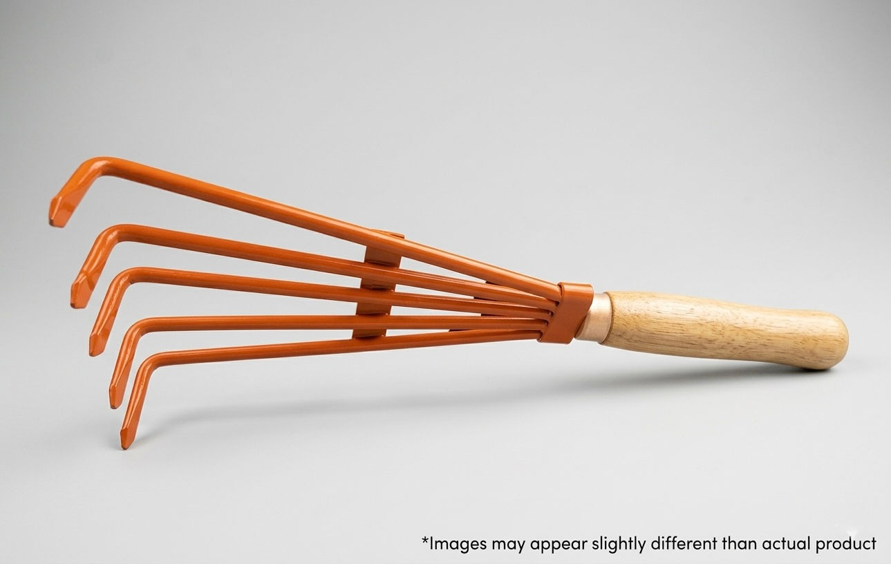 Hand Cultivator & Ergonomic Garden Rake