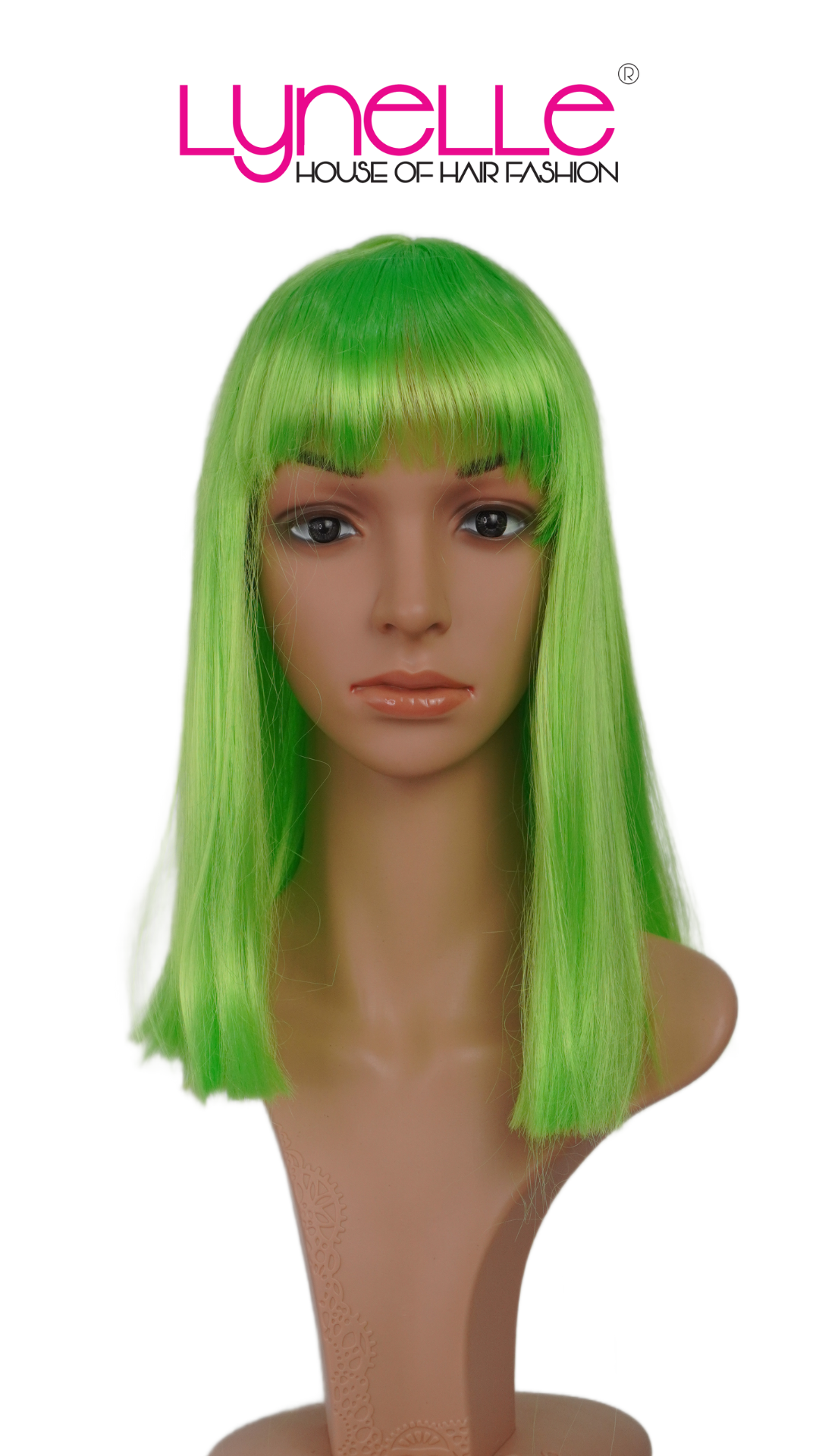 3999 Class B Synthetic Mid Length Wig with Full Bangs