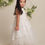 Thumbnail: Charming flower girl dress Ivory lace and tulle 
