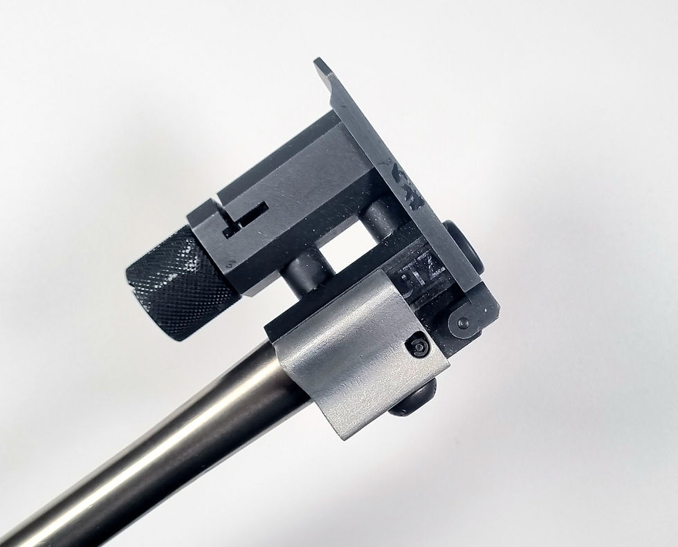 Miniature : Windless front & balance weight - For Anschutz front sights mechanism