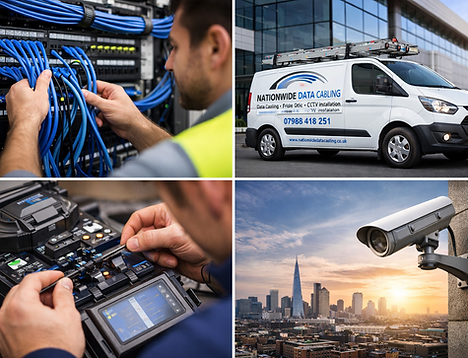 nationwide data cabling van and engineer