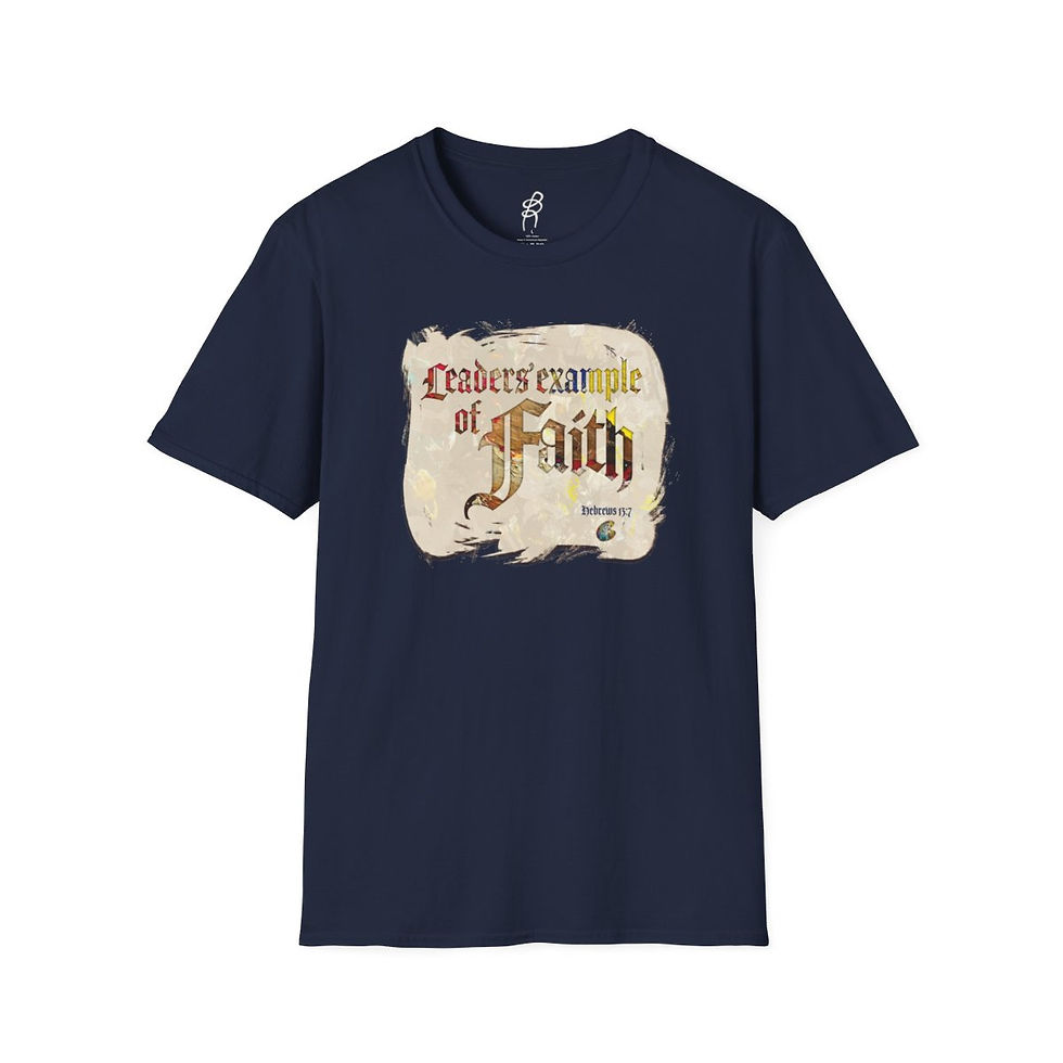 Thumbnail: Hebrews 13 and 7 FAITH Scripture Series EXT Softstyle Tee