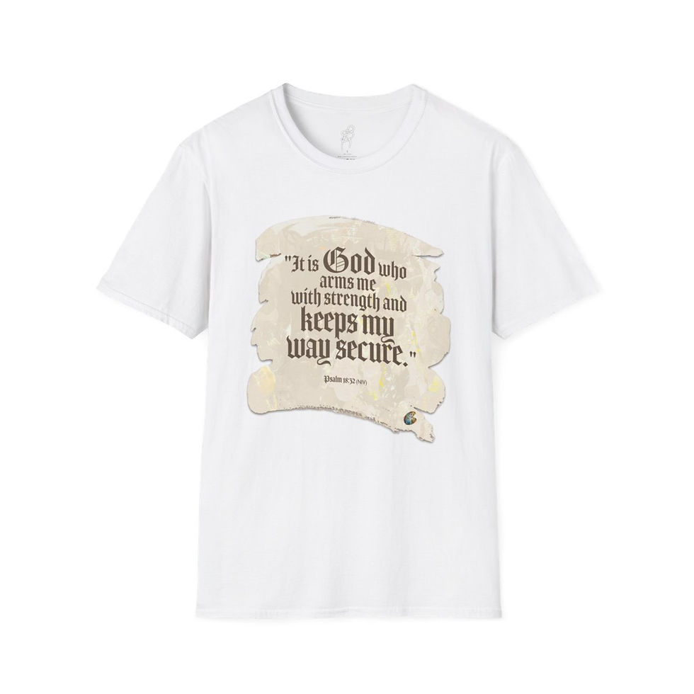 Thumbnail: Psalm 18 and 32 God Fighting Our Battles Scripture Series EXT Softstyle T