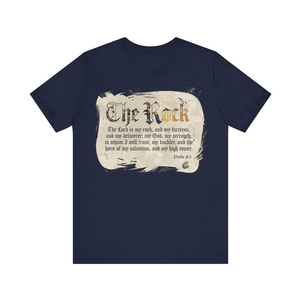 Thumbnail: The Rock Psalm 18 and 2 Tee