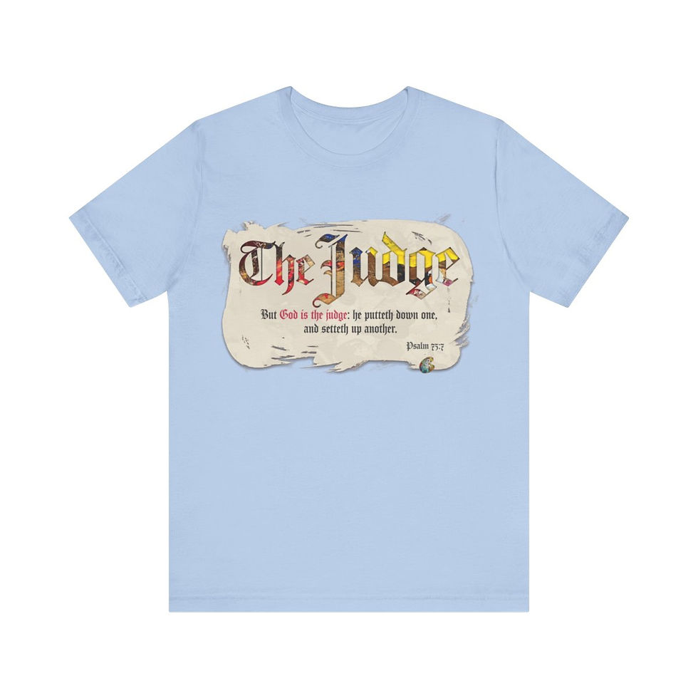 Thumbnail: The Judge Psalm 75 and 7 Tee