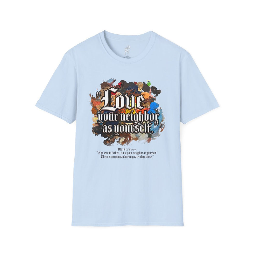 Thumbnail: Mark 12 and 31 Love Scripture Series EXT Softstyle Tee