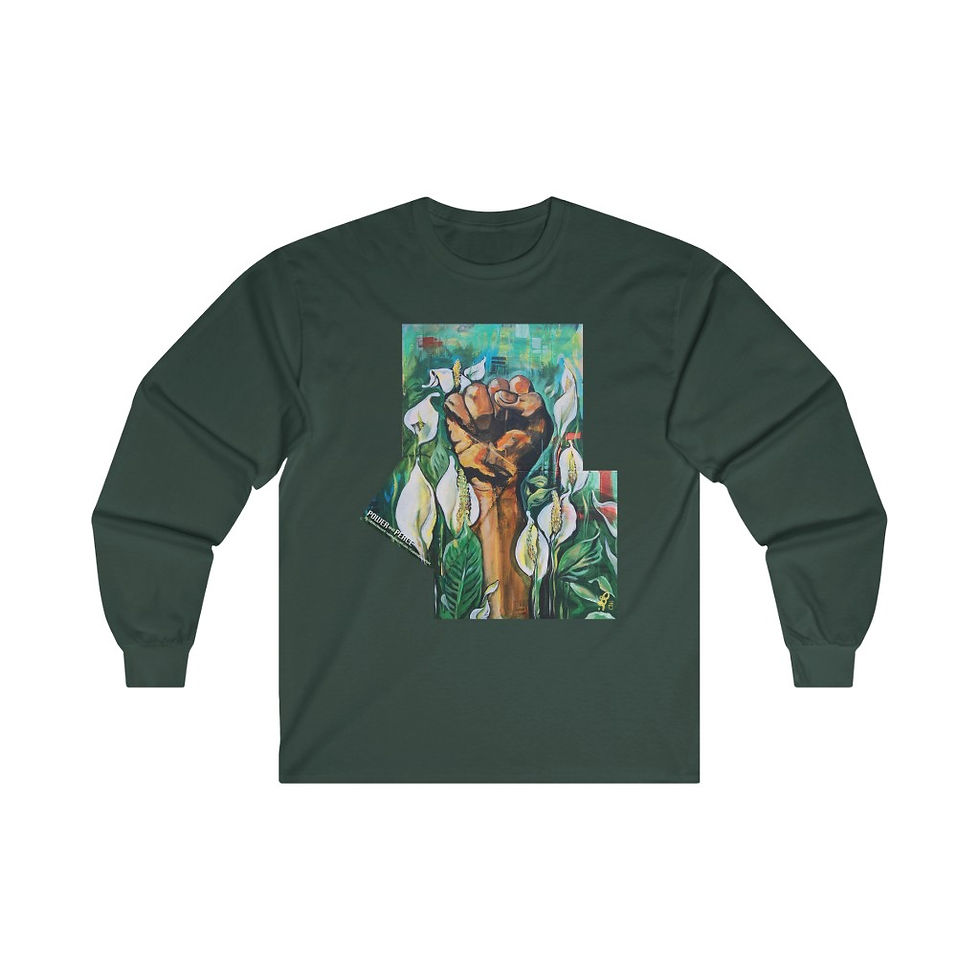 Thumbnail: Power and Peace Ultra Cotton Long Sleeve Tee