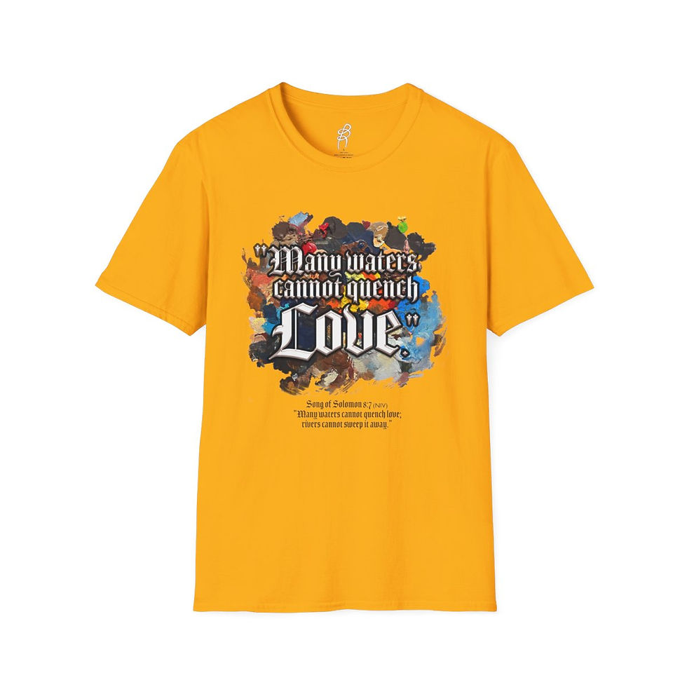 Thumbnail: Song of Solomon 8 and 7   Love Scripture Series EXT Softstyle Tee