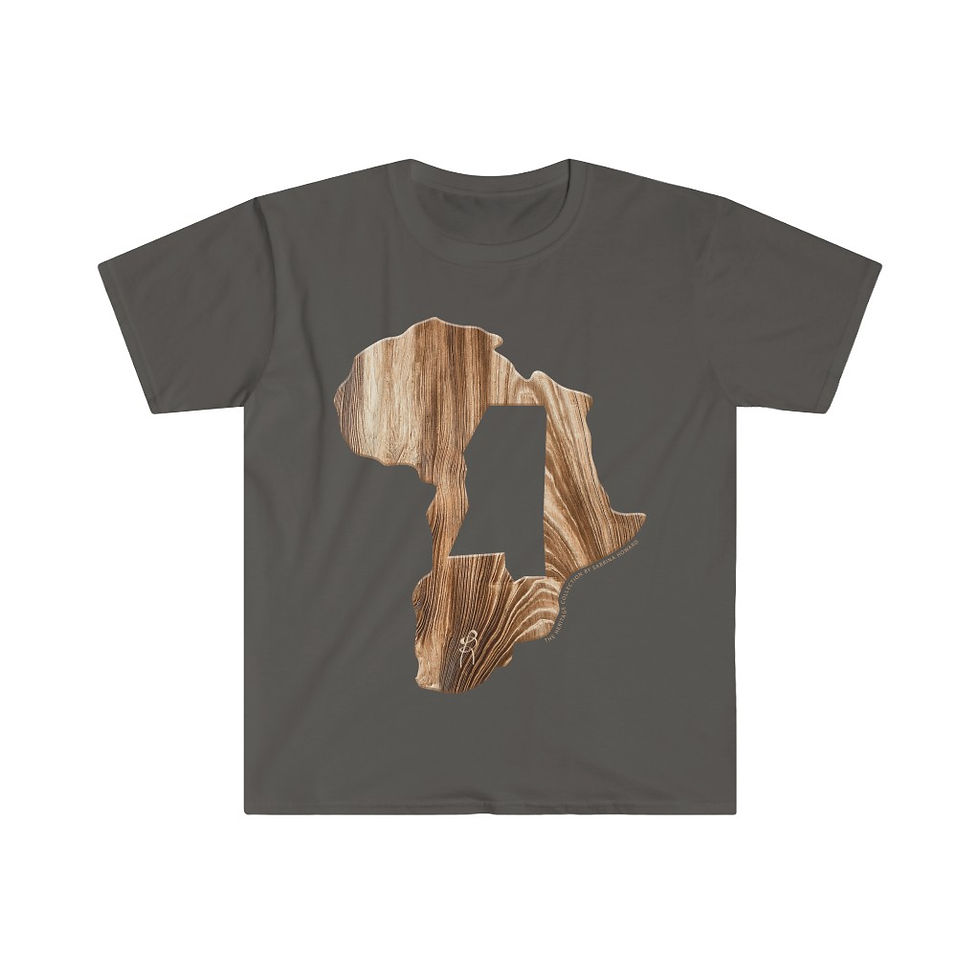 Thumbnail: THE HERITAGE COLLECTION: Africa-Mississippi Unisex Softstyle T-Shirt