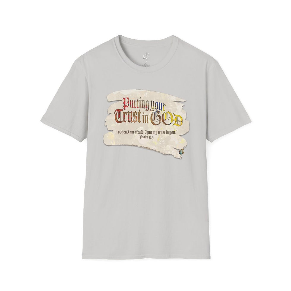 Thumbnail: Psalm 56 and 3 FAITH2 Scripture Series EXT Softstyle Tee
