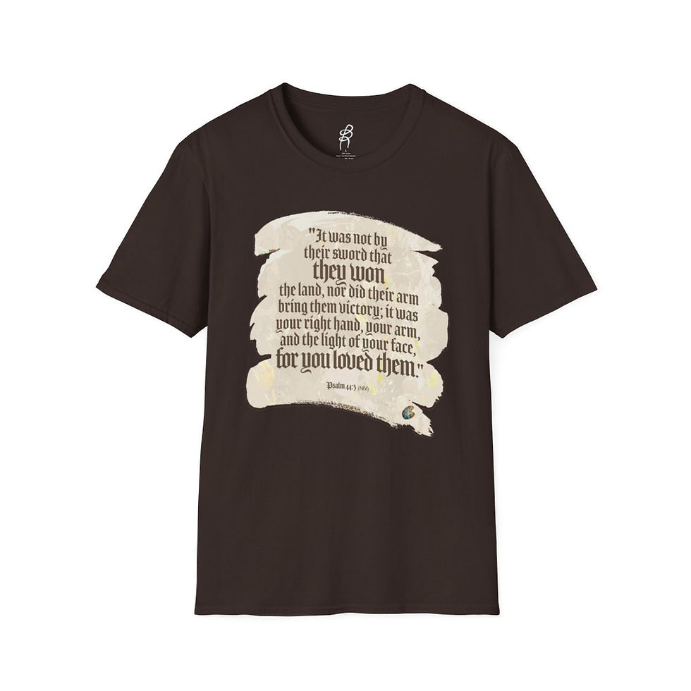 Thumbnail: Psalm 44 and 3 God Fighting Our Battles Scripture Series EXT Softstyle T