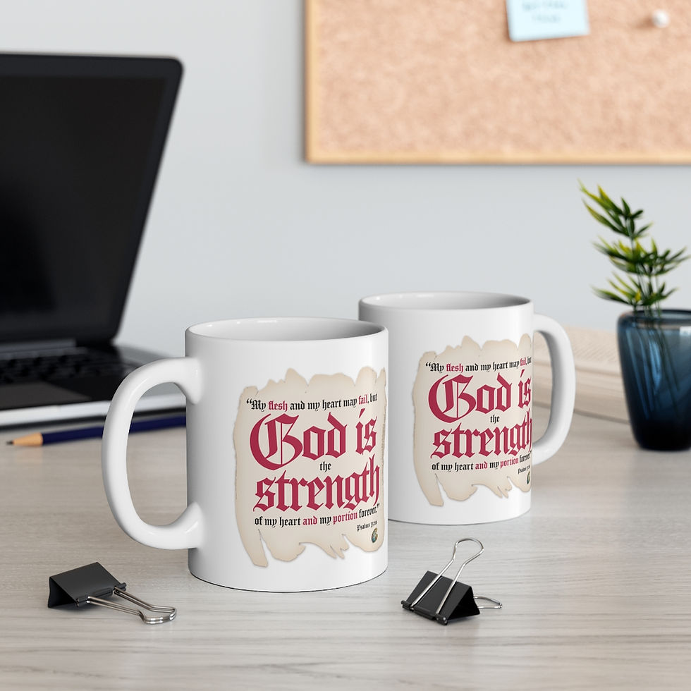 Thumbnail: Psalms 73 and 26  Scriptured Series EXT  Mug 11oz