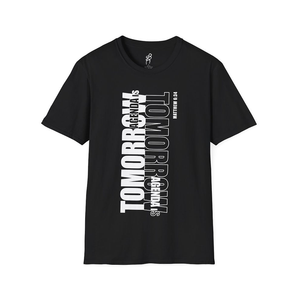 Thumbnail: "Not Anxious" Matthew 6:34 Unisex Softstyle T-Shirt