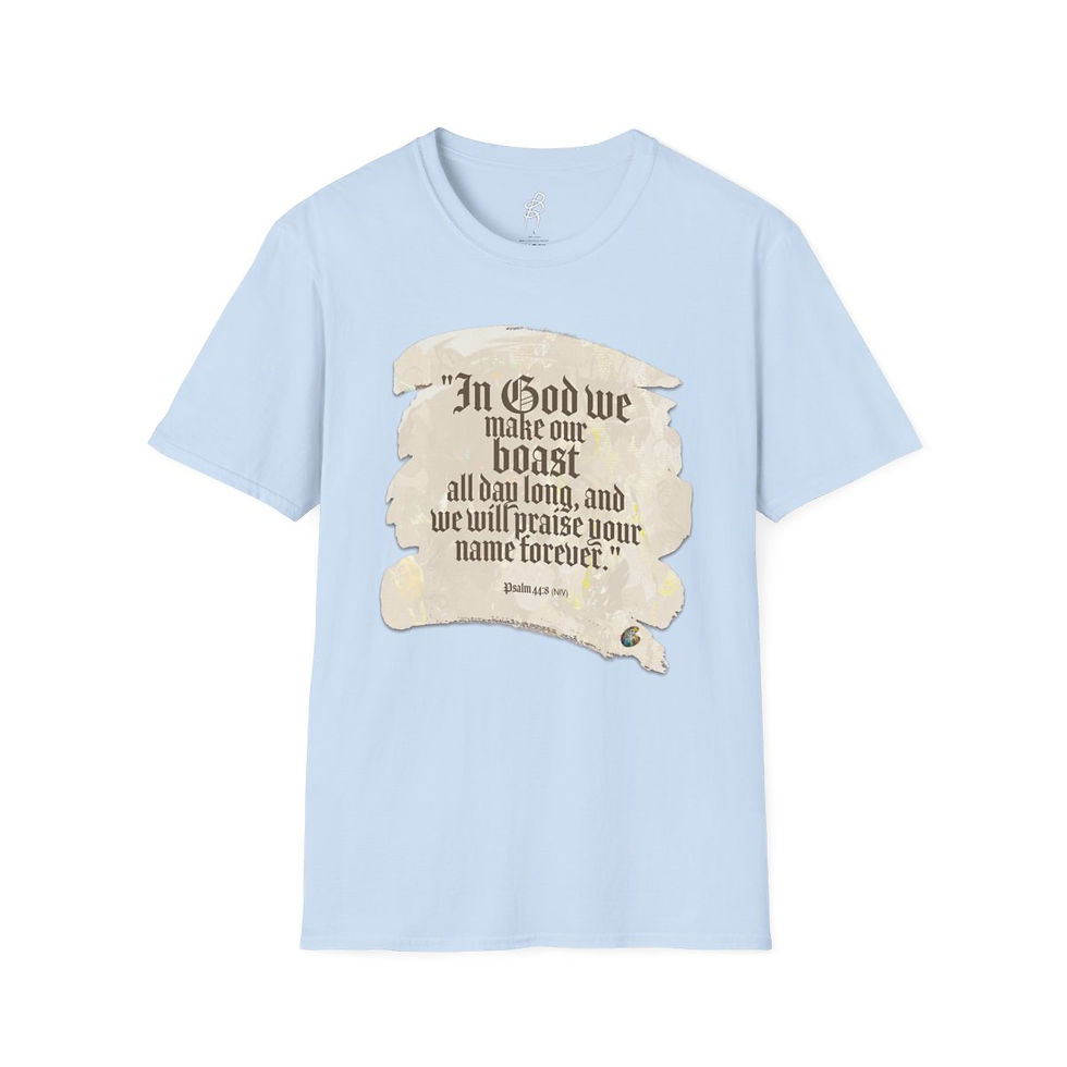 Thumbnail: Psalm 44 and 8 God Fighting Our Battles Scripture Series EXT Softstyle T