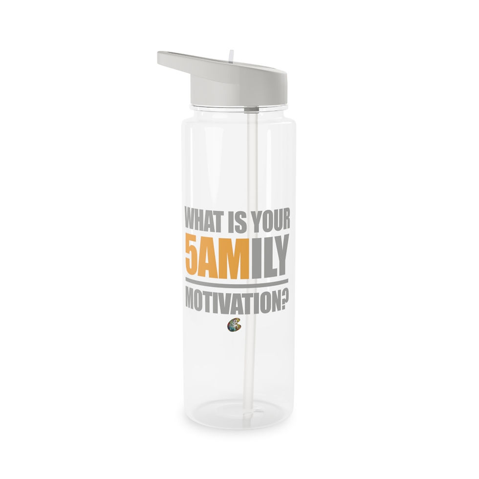 Thumbnail: What is your 5AM Motivation? Water Bottle