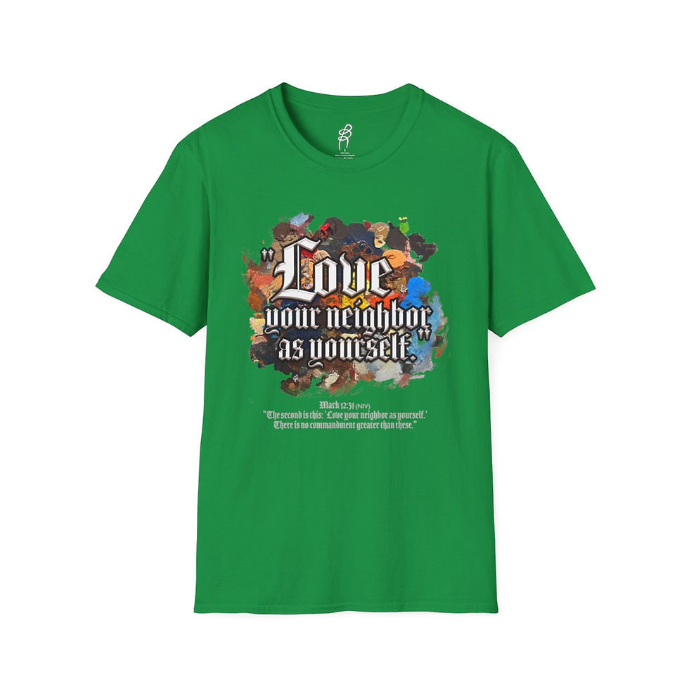Thumbnail: Mark 12 and 31 Love Scripture Series EXT Softstyle Tee