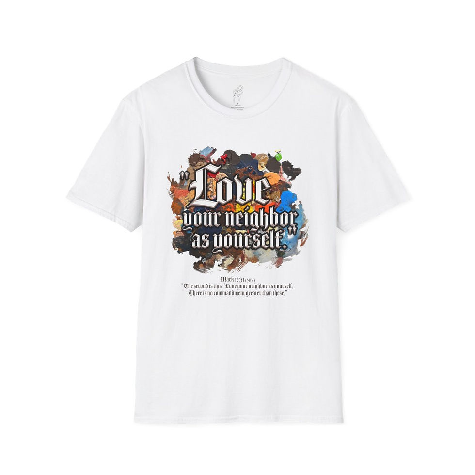 Thumbnail: Mark 12 and 31 Love Scripture Series EXT Softstyle Tee