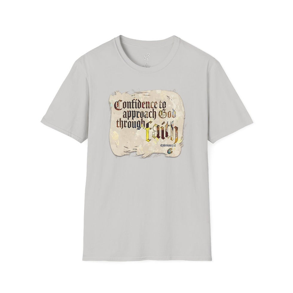 Thumbnail: Ephesians 3 and 12 FAITH Scripture Series EXT Softstyle Tee