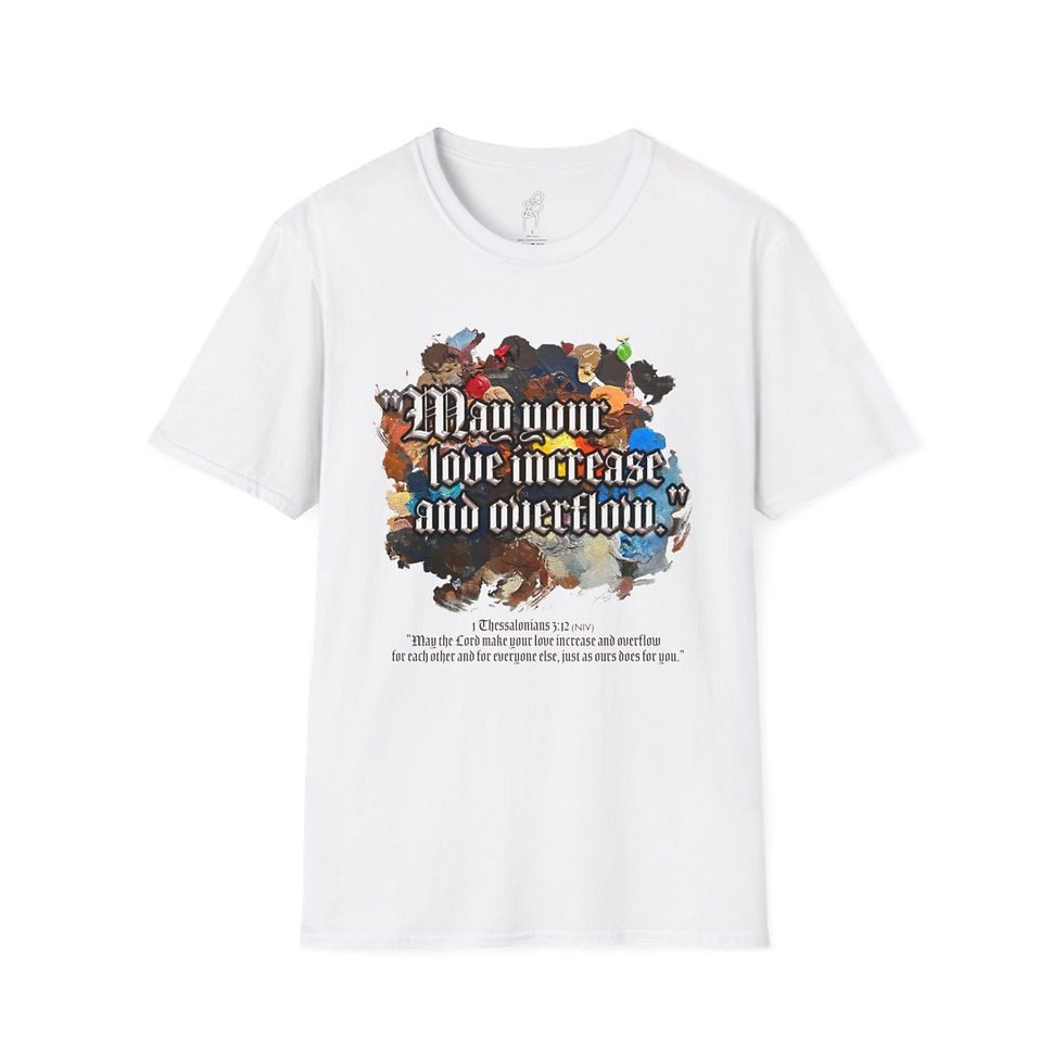 Thumbnail: 1 Thessalonians 3:12 Love Scripture Series EXT Softstyle Tee