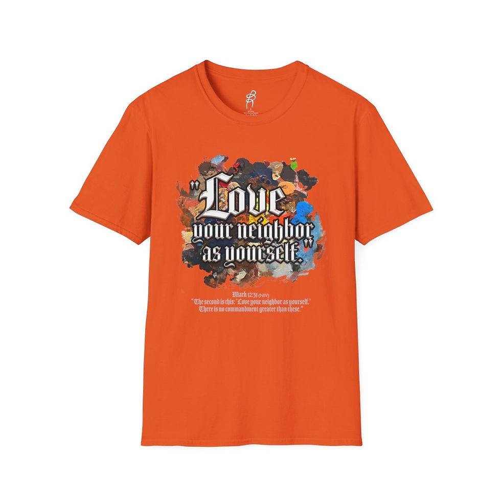 Thumbnail: Mark 12 and 31 Love Scripture Series EXT Softstyle Tee