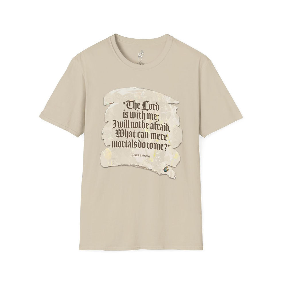 Thumbnail: Psalm 118 and 6 God Fighting Our Battles Scripture Series EXT Softstyle T