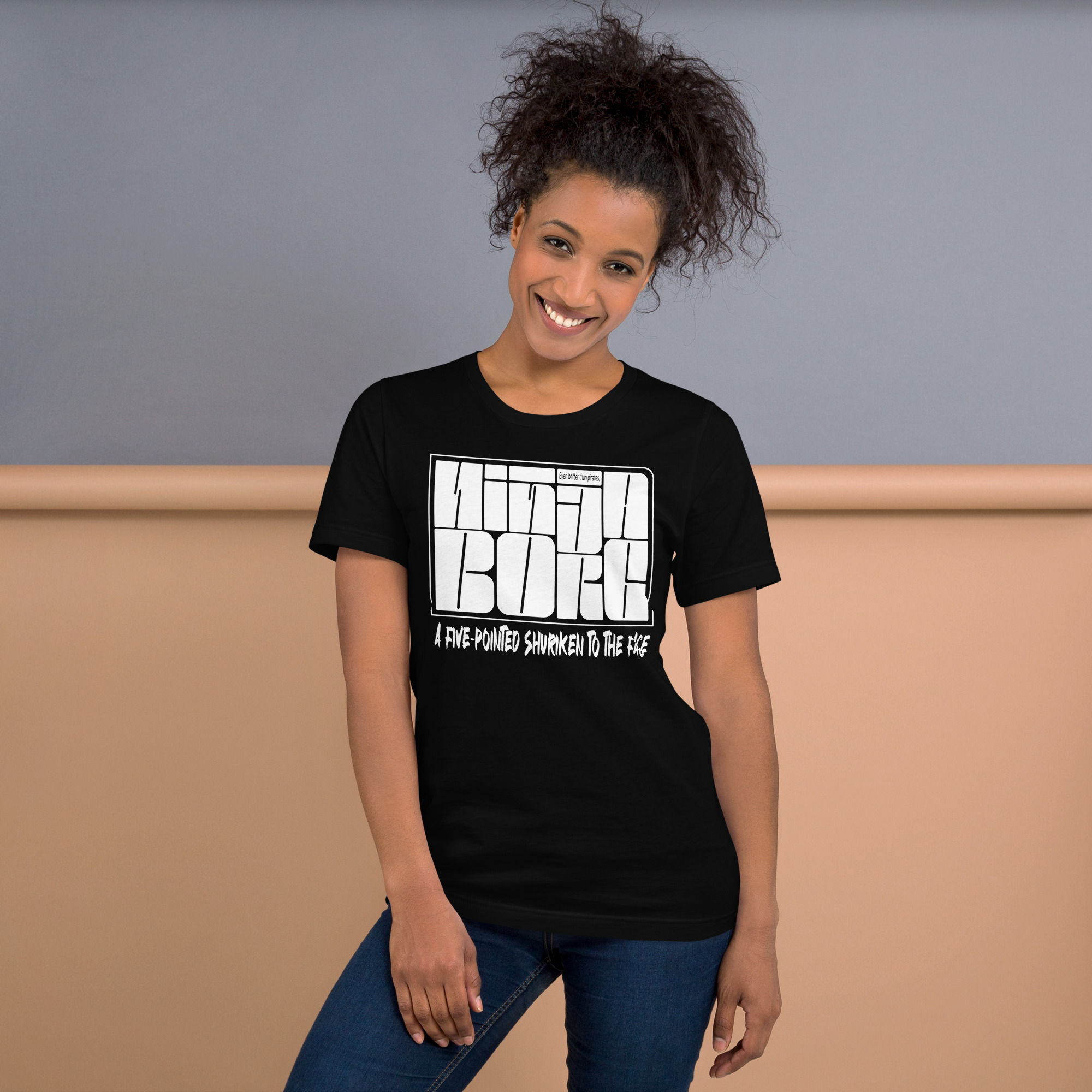 Five-Pointed Shuriken to the Face Unisex t-shirt