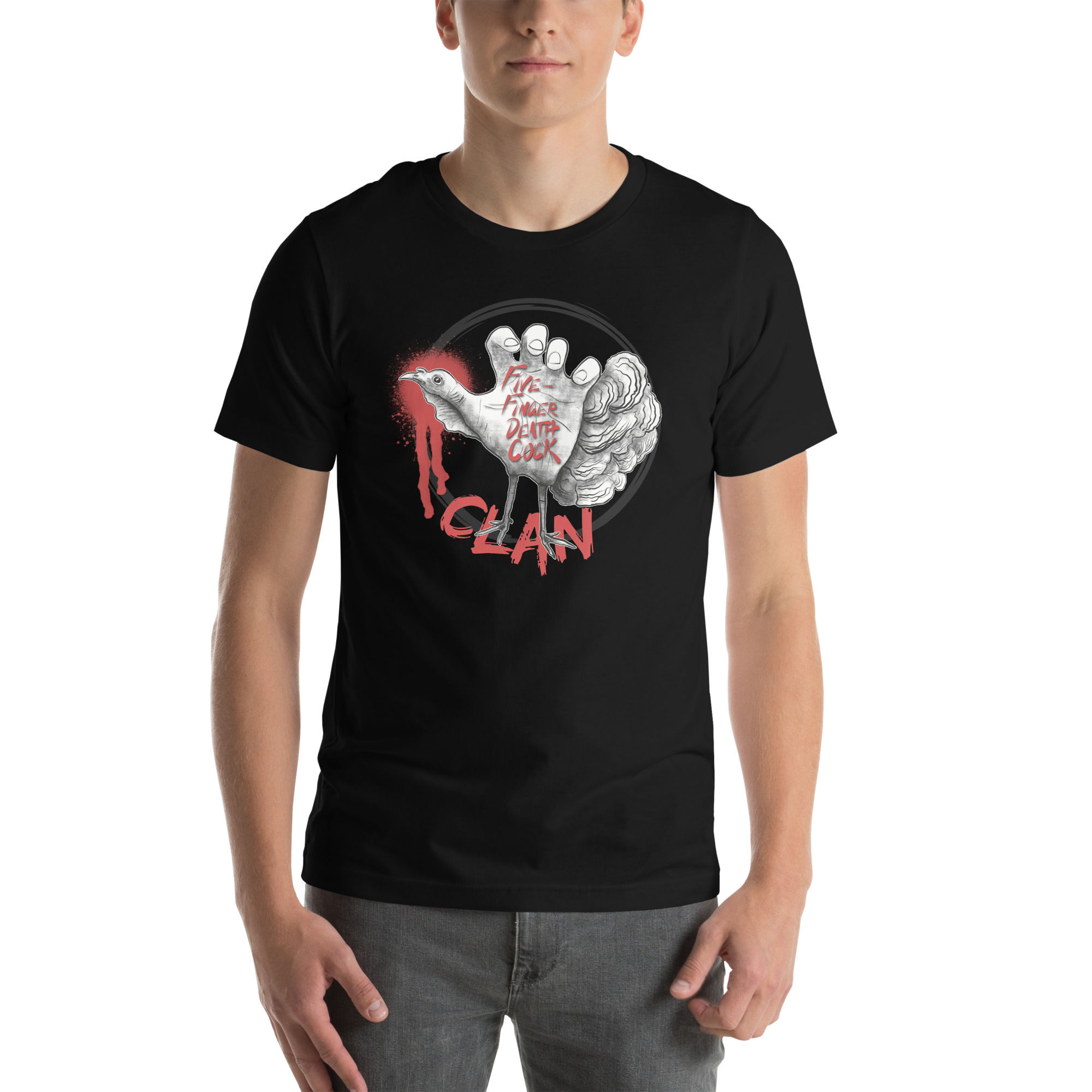 Five-Finger Death Cock Clan Unisex t-shirt