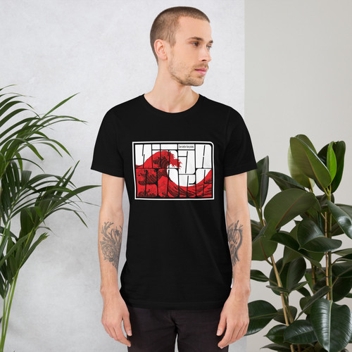 Red Wave of NINJA BORG Unisex t-shirt | NINJA BORG
