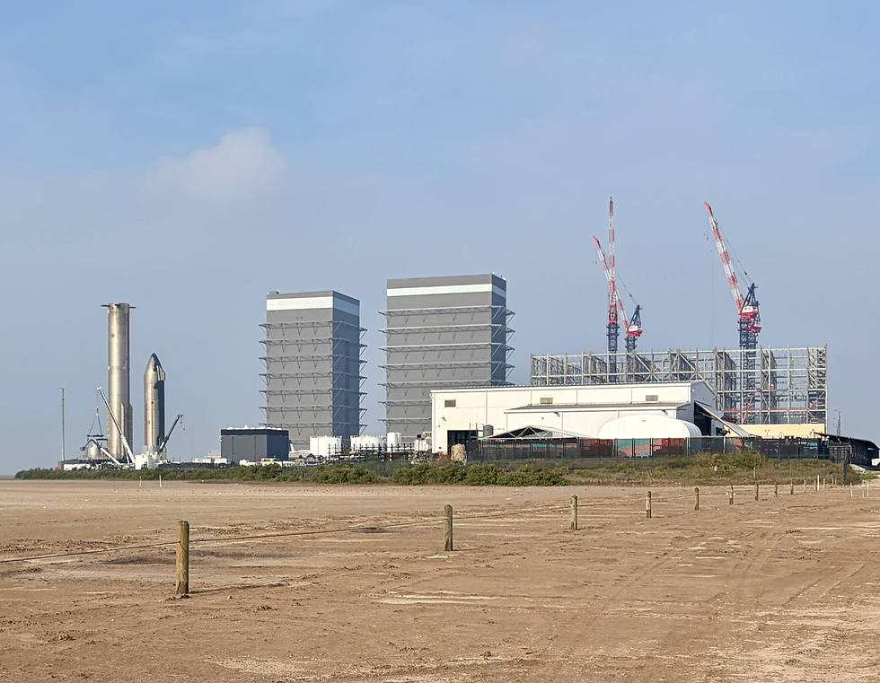 A distant view of the SpaceX facilities. Image: Frank Fu | R.M.E.