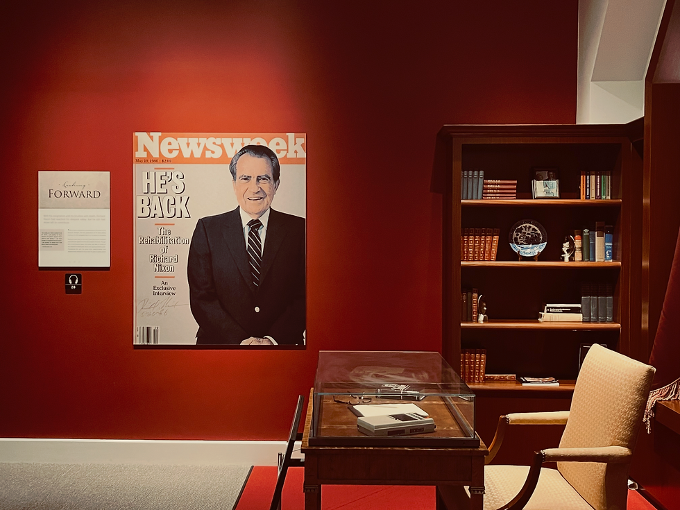 August, 2025, Richard Nixon Presidential Library & Museum. Richard Nixon is the first U.S. President to set foot China post-1949. Image: Frank Fu | R.M.E.